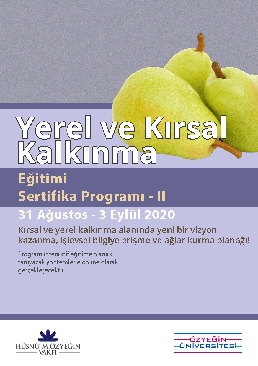 2020-II Yerel ve Kırsal Kalkınma Eğitimi Sertifika Programı