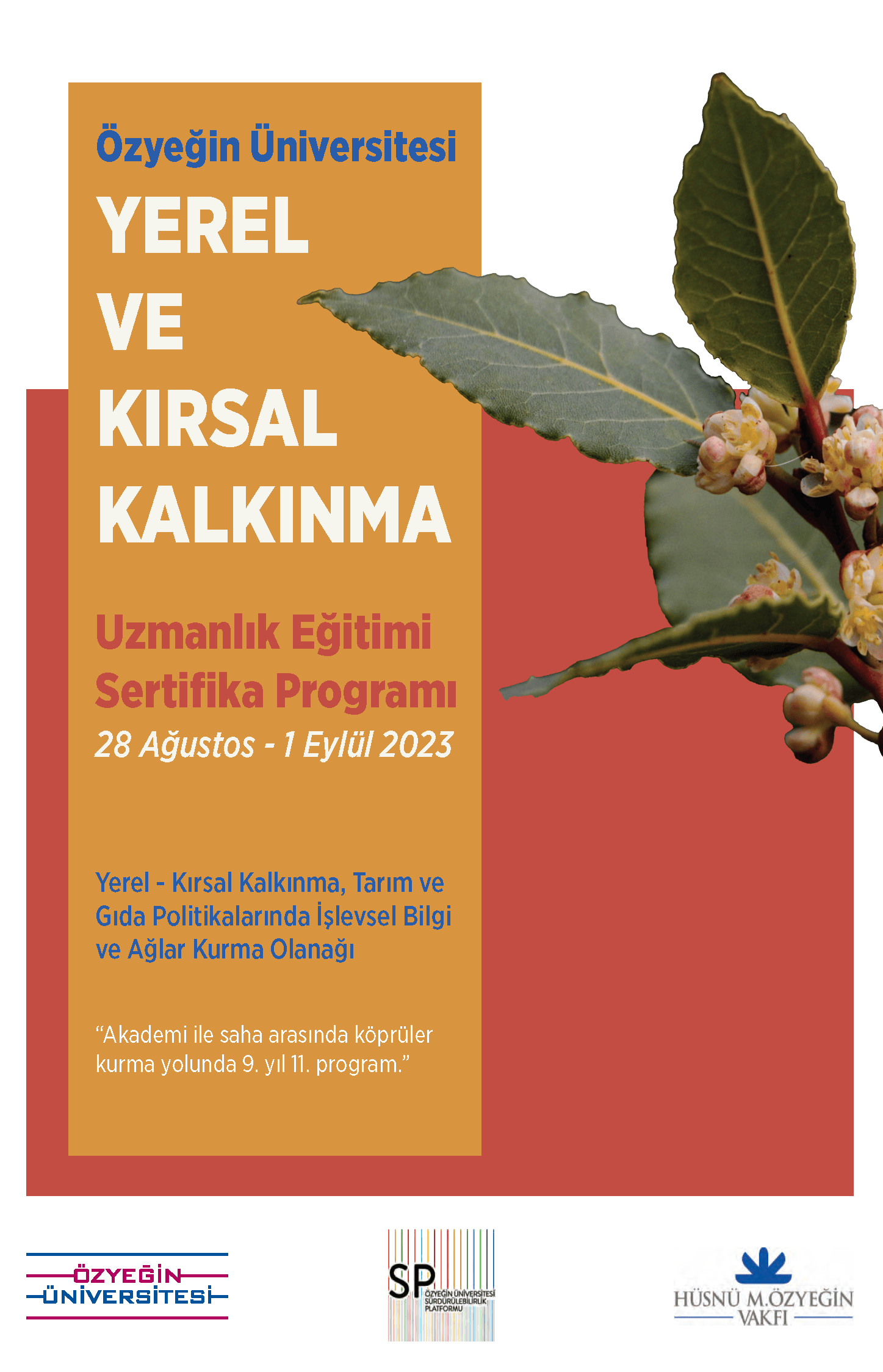 2023 Yerel ve Kırsal Kalkınma Eğitimi Sertifika Programı