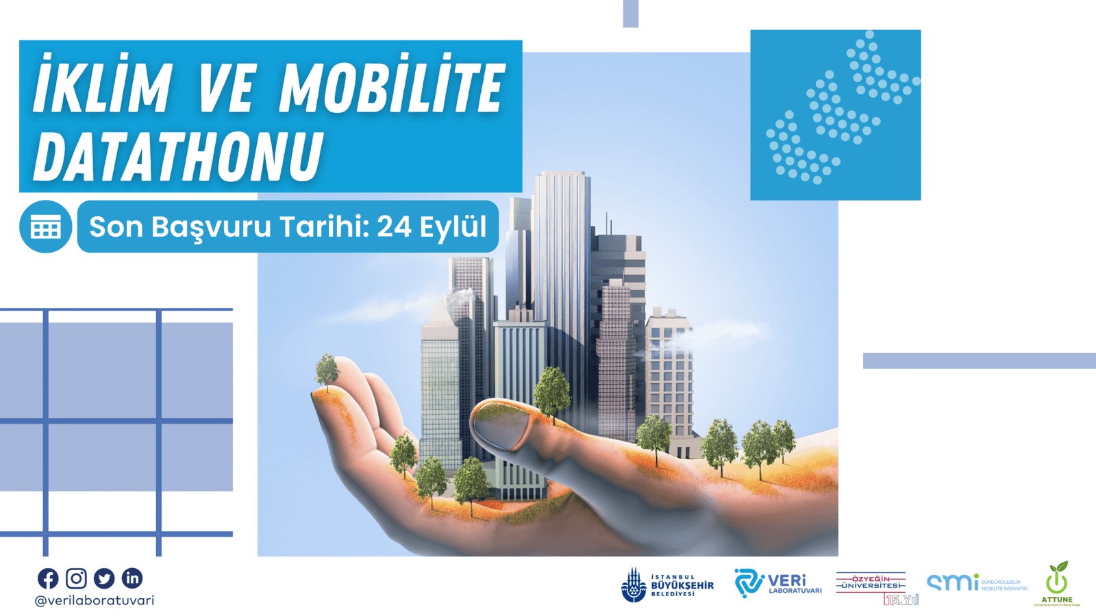 2 Ekim Dünya Habitat Gününde İklim ve Mobilite Datathonu Başlıyor