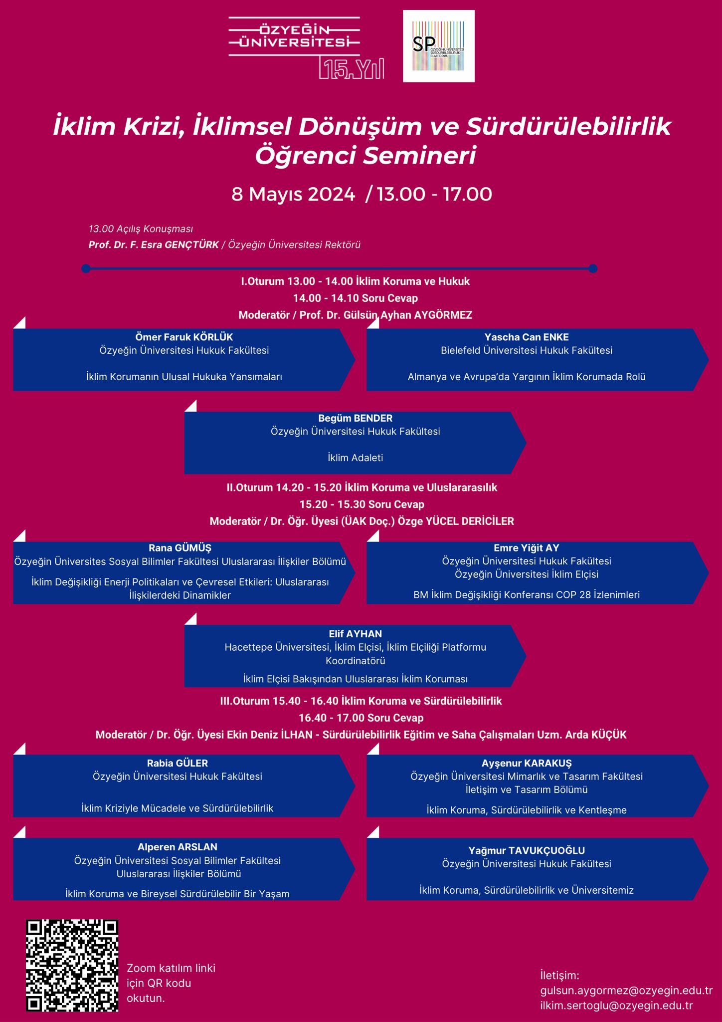 İklim Krizi, İklimsel Dönüşüm ve Sürdürülebilirlik Semineri