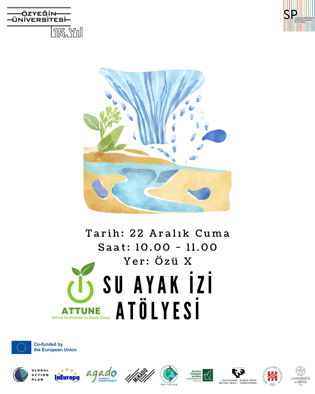 ATTUNE Projesi Kapsamında “Su Ayak İzi Atölyesi”